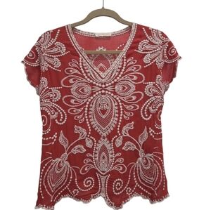 Solitaire Womans Embroidered Blouse, Small